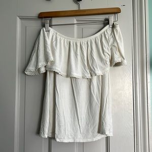 American Eagle Off the Shoulder Tee